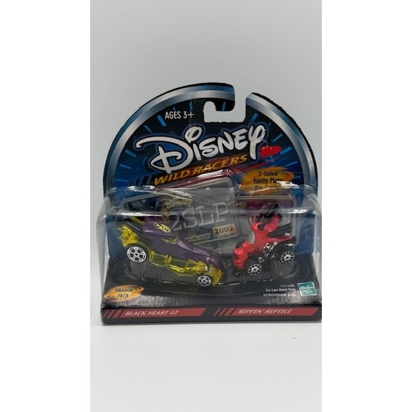 Hasbro Other - Disney Wild Racers Dragon Pack Black Heart GT Rippin Reptile 2002